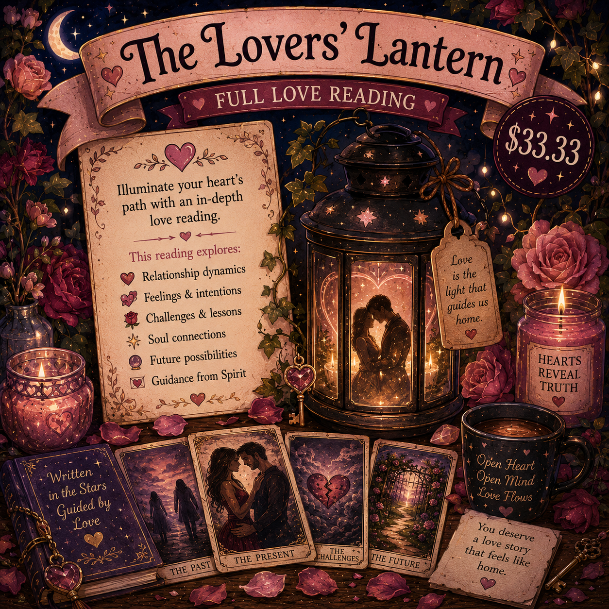 💞 The Lovers’ Lantern — Full Love Reading